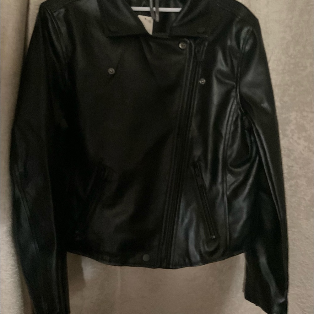 ANTHROPOLOGIE Faux  Leather Jacket SP